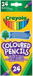 Crayola Farbstifte - 24 Stück - leuchtende Farben für Kinder