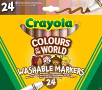 NL - Goliath Crayola Filzstifte Colors of the World 24 Farben abwaschbar