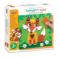 Crealign 3D-Kunst Waldtiere Bastelset - kreatives Spielzeug