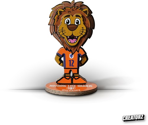 CreatorZ 3D Sports Heroes Spielfigur Dutchy - Niederländische Fußballmannschaft Fanartikel