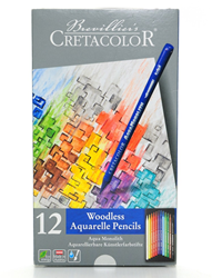 Cretacolor Aquarellstifte Aqua Monolith 12 Stück Set Farbstifte