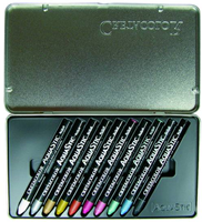 Cretacolor Ölpastellkreide Metallic Set - Aqua Stics 10 Stück Künstlerfarben