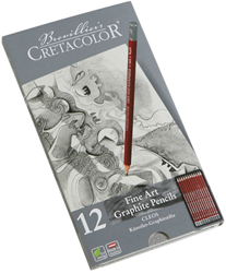 Cretacolor Cretacolor Fine Art Graphitstifte Cleos Set 12 Stück