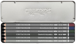 Cretacolor Cretacolor Grafiet & Aquarel Potloden Set 6 stuks