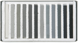 Cretacolor Hartpastell-Set grau - 12 Farben für Künstler und Kreative