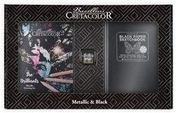 Cretacolor Cretacolor Mega Buntstifte Metallic & Schwarz Set