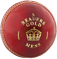 Readers Cricketball Gold 'A' - Premium Lederball für Herren