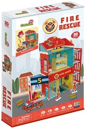 Cubic Fun 3D Puzzle - Fire Rescue -  Teile