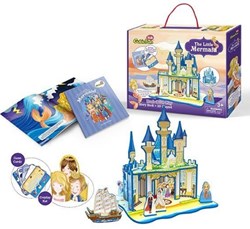 Cubic Fun 3D Puzzle - The Little Mermaid - Difficulty: 2/8 -  Teile