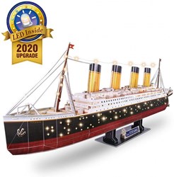 Cubic Fun 3D Puzzel Titanic met Led Verlichting