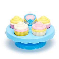 Green Toys Cupcake Set nachhaltiges Spielzeug für Kinderküche