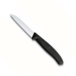 Victorinox Schälmesser Küchenmesser Edelstahl schwarz 8cm ergonomisch