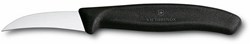 Victorinox Schälmesser gebogen schwarz Küchenmesser Edelstahl 6cm
