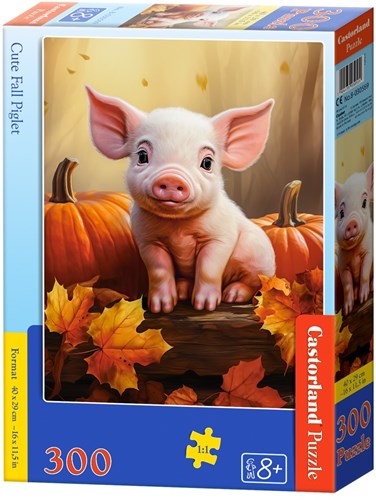 Castorland Puzzle Herbst Ferkel 300 Teile mehrfarbig-2