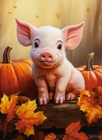 Castorland Puzzle Herbst Ferkel 300 Teile mehrfarbig