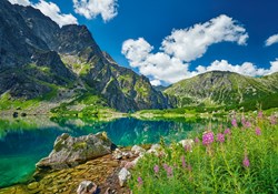 Castorland Puzzle Czarny Staw pod Rysami Tatras Polen - 500 Teile
