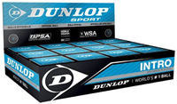 Dunlop Intro Squash Balls (1 Ball Box of 12) -  -