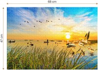Roovi Puzzle Donau-Delta - 1000 Teile Puzzle für Erwachsene