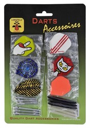 Angel Sports Dartpfeile Set Flights und Shafts multicolor Kunststoff