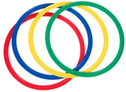 Megaform flache Ringe 35 cm - 4er-Set - Sport und Spiel