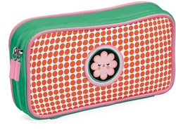 Djeco Federmäppchen kleine Taschen Flower - bunte Aufbewahrung für Kinder