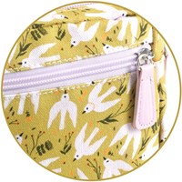 Djeco Bauchtasche - Kindertasche Baumwolle Vögel XS verstellbar-2