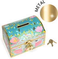 Djeco Spardose Ballerina - bunte Kinderspardose mit Schloss-3