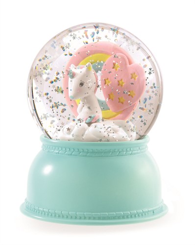 Djeco DD03408 Schneekugel Nachtlichter, Blau