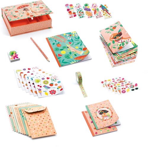Djeco Schreibset Marie - kreative Box Set für Kinder