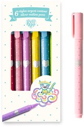 Djeco Silberstifte Set - Kreative Bastelstifte für Kinder