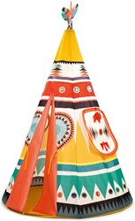 Djeco Spielzelt Tipi für Kinder - Kinderzelt Teepee