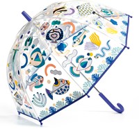 Djeco Regenschirm Fische - Farbwechsel Kinder Regenschirm Fische