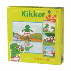 Bambolino toys De wereld van Kikker 4-1 puzzel