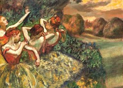 D-Toys Puzzle Degas Four Dancers 1000 Teile Kunstpuzzle