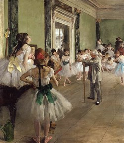 D-Toys Kunst Puzzle Edgar Degas Tanzunterricht - 1000 Teile Puzzle