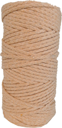 DekoArt DekoArt Makrameeschnur 4 mm 100 m Aprikose