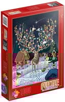D-Toys Demeter Brigi - Rudolph, das Rentier mit der Roten Nase - 1000 Teile-2