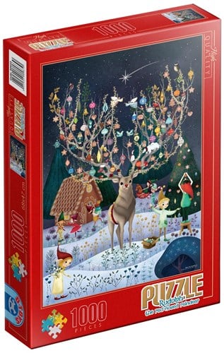 D-Toys Demeter Brigi - Rudolph, das Rentier mit der Roten Nase - 1000 Teile-2