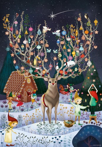 D-Toys Demeter Brigi - Rudolph, das Rentier mit der Roten Nase - 1000 Teile