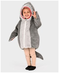 Den Goda Fen Hai Verkleidungsjacke für Kinder 98-104 cm grau