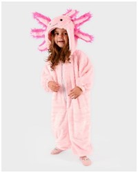 Den Goda Fen Axolotl Kinderkostüm Jumpsuit 3-4 Jahre