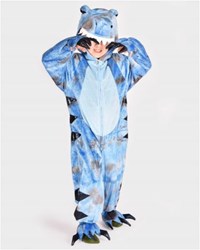 Den Goda Fen Jumpsuit Dino T-Rex Kostüm 4-5 Jahre mehrfarbig