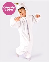 Den Goda Fen Einhorn Kostüm Jumpsuit Größe 104 für Kinder