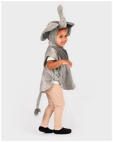Den Goda Fen Tiercape Elefant Kostüm 86-110cm 1-4 Jahre