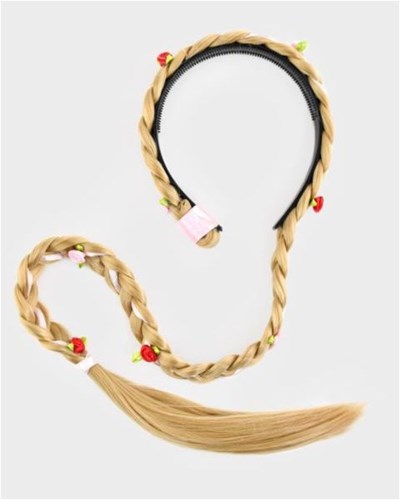 Den Goda Fen Zopf blond deluxe Spielzeug Haaraccessoire 75cm