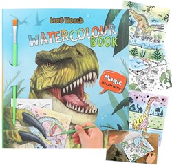 Depesche - Dino World Wasserfarbenbuch für Kinder und Kreativität