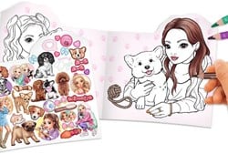 Depesche Malbuch TOPModel Doggy mit Stickern - Kitty and Doggy