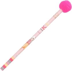 Depesche TOPModel Bleistift mit Pompon und Multicolor-Print für Kinder