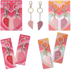 TOPModel sleutelhangers hart BFF