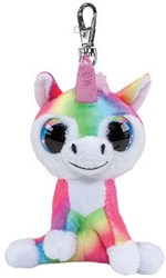 Lumo Stars Plüsch Schlüsselanhänger Einhorn Dream weiß 8,5cm Kuscheltier